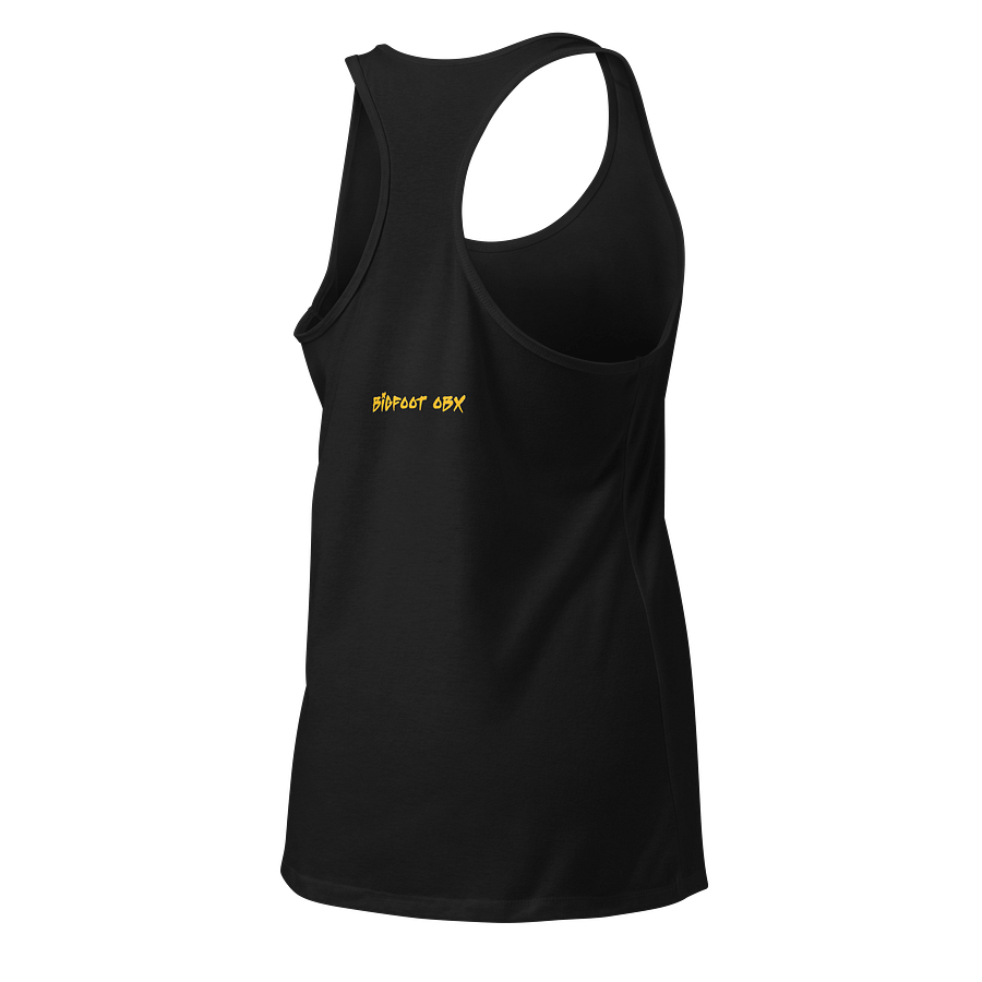 Destination Bigfoot Bronco Classic Logo Next Level Women's Racerback Tank Top (Multi Color Options) product image (8)