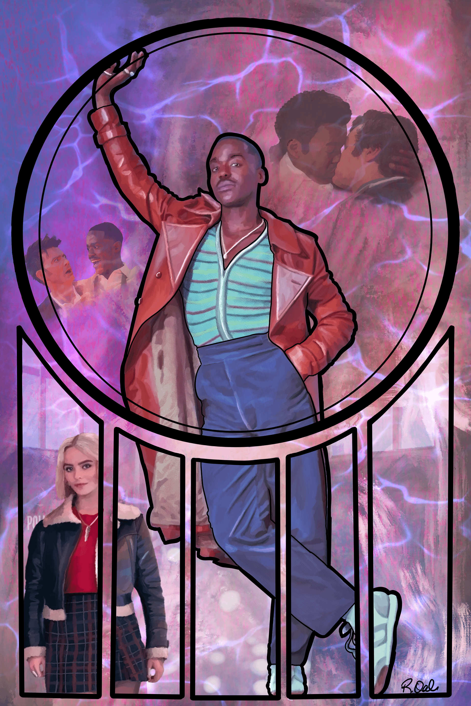 Who-Veau #5 (Original on Canvas) product image (1)