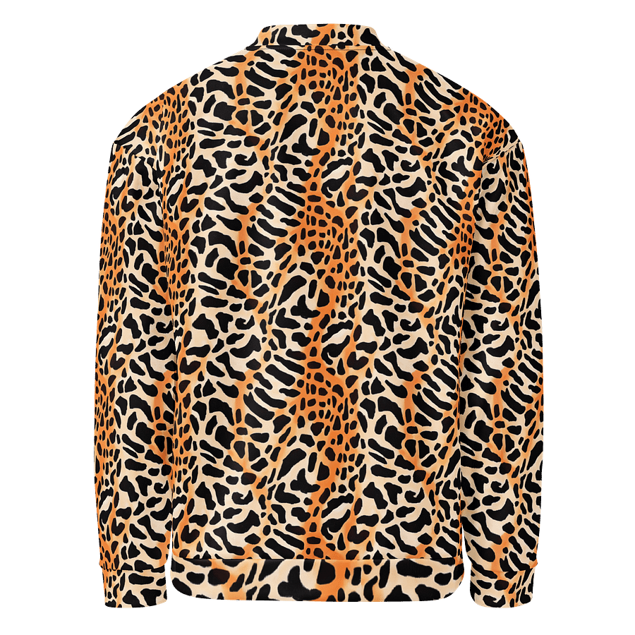 Orange Giraffe Bomber Jacket product image (2)