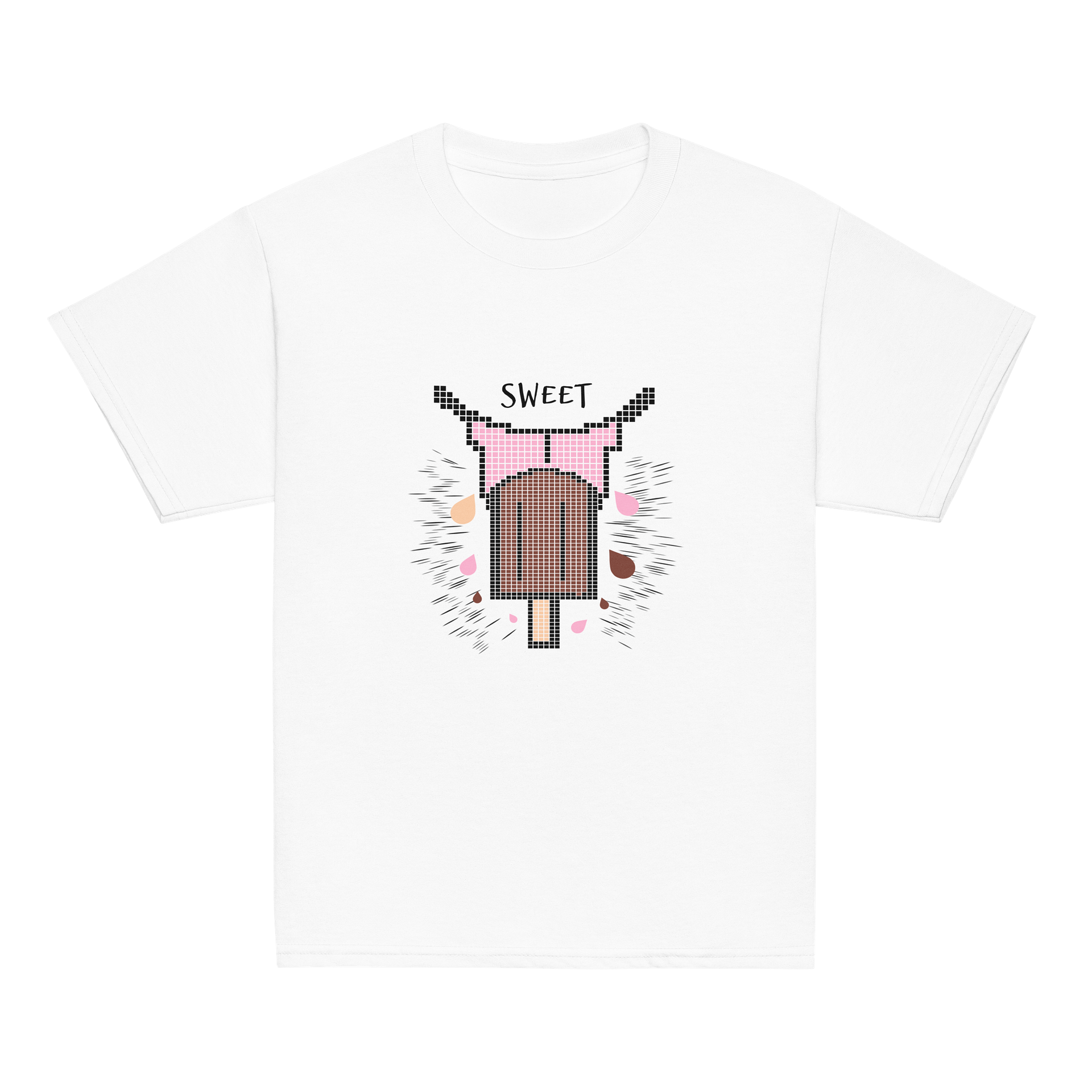 Pixelated Popsicle Splash Youth Tee product image (52)