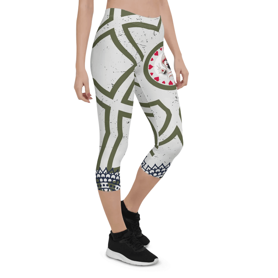 Copy of Sublicolor 301C All-Over Print Capri Leggings – Style Meets Comfort! 🎨👖 product image (6)