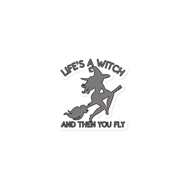 LIFE'S A WITCH AND THEN YOU FLY product image (1)