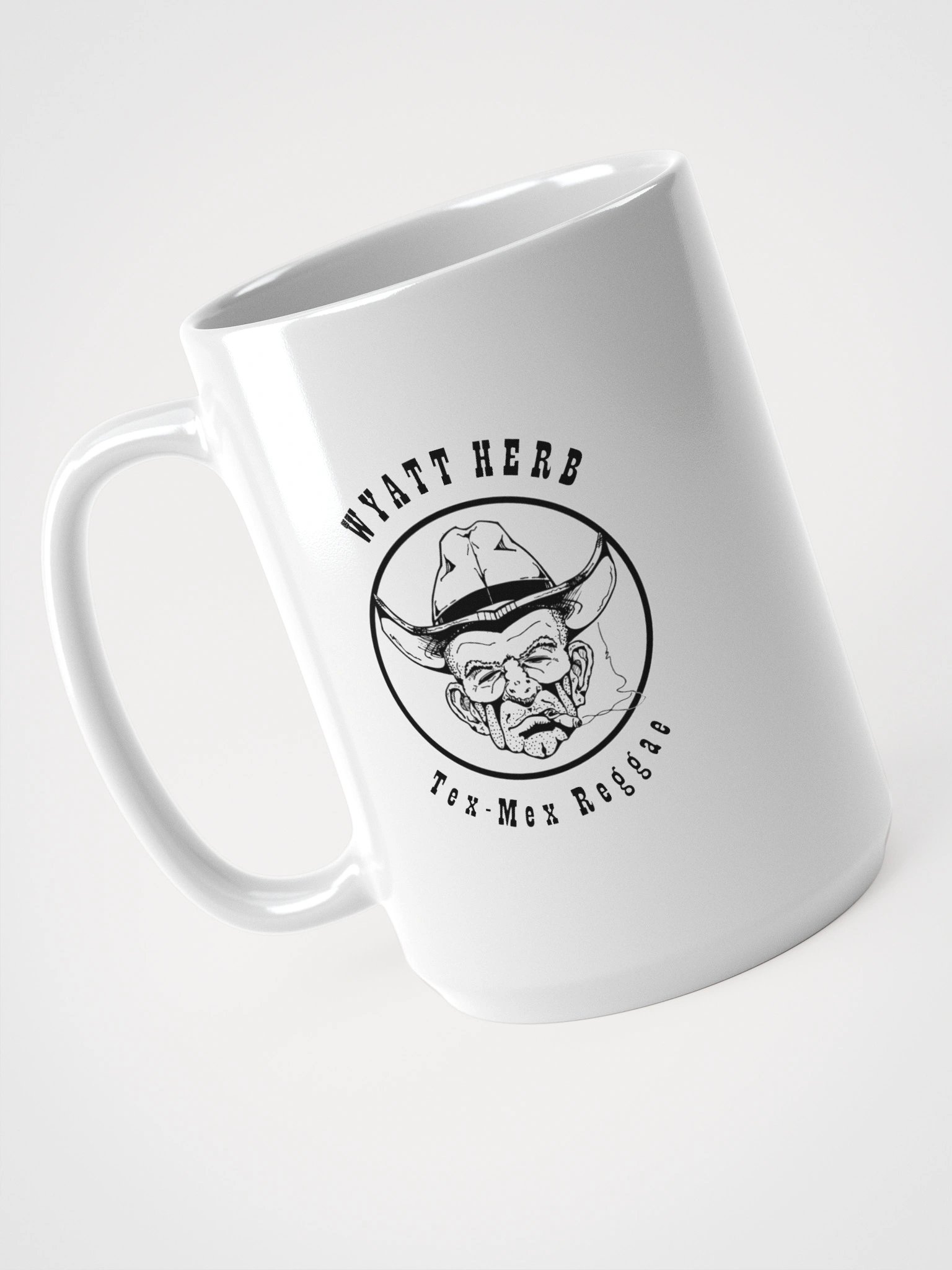 Wyatt Herb Tex Mex Reggae (mug) black on white product image (4)