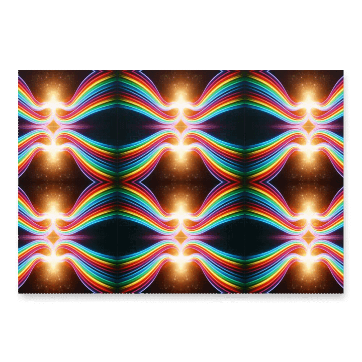 Cosmic Kaleidoscope Wrapping Paper Set product image (1)