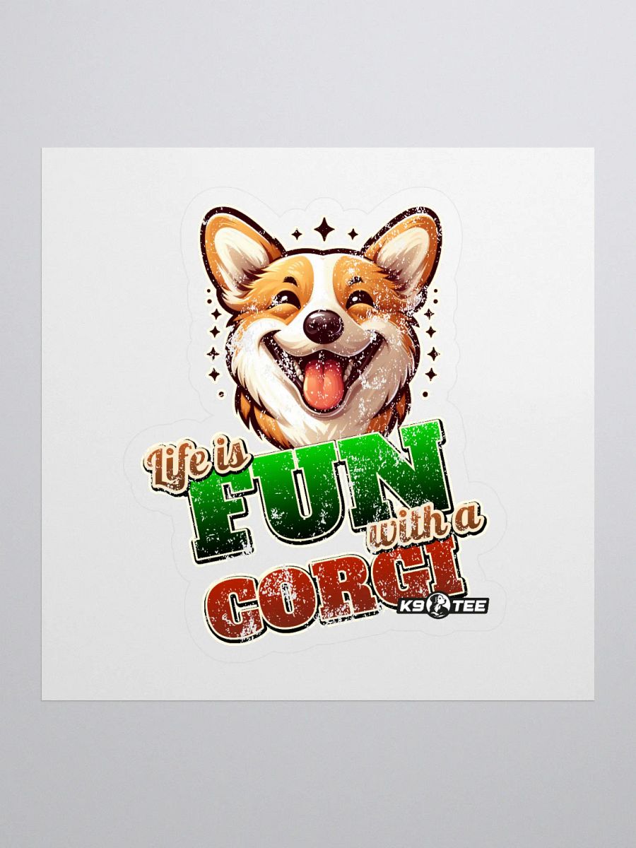 Fun with Corgi Kiss Cut Stickers product image (1)