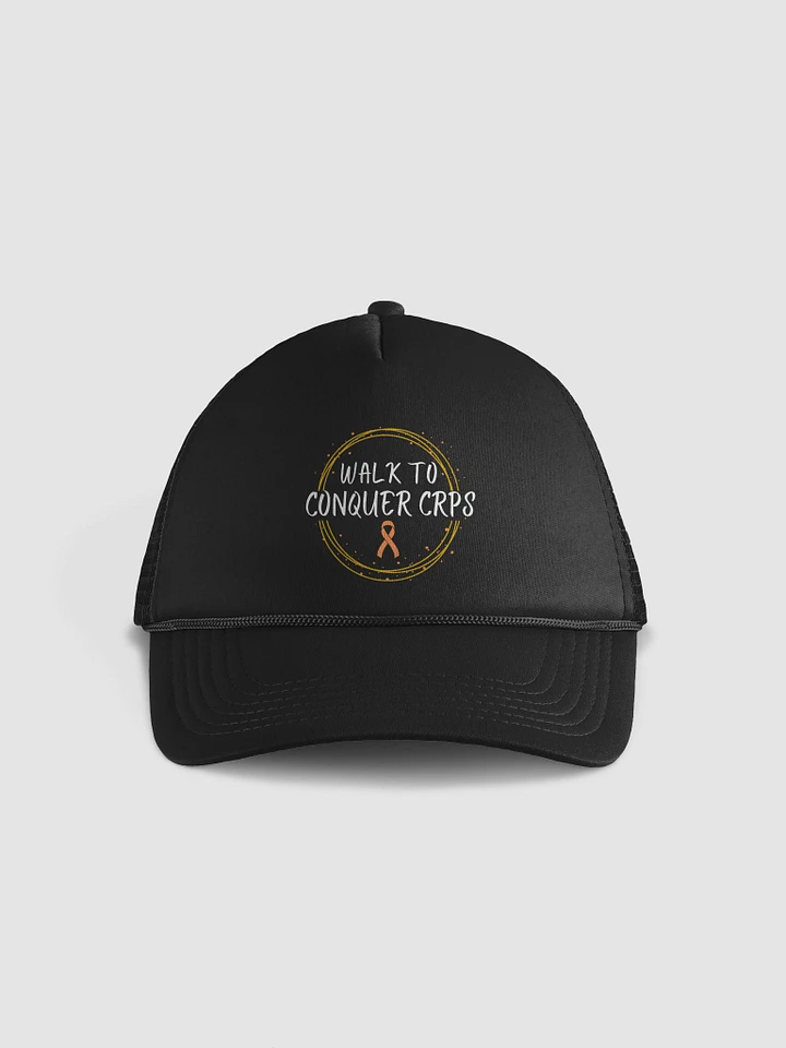 OFFICIAL Walk to Conquer CRPS Hat- White Print product image (1)