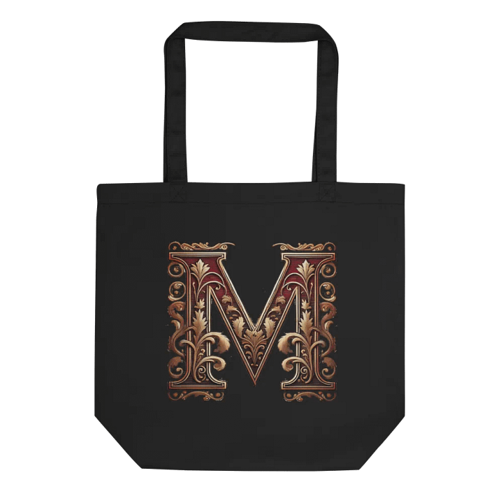 Luxurious Floral Monogram Tote Bag product image (1)