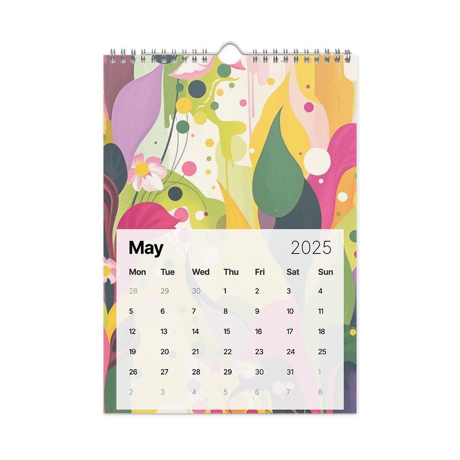 ART ABSTRACT WALL CALENDAR 2026 product image (10)