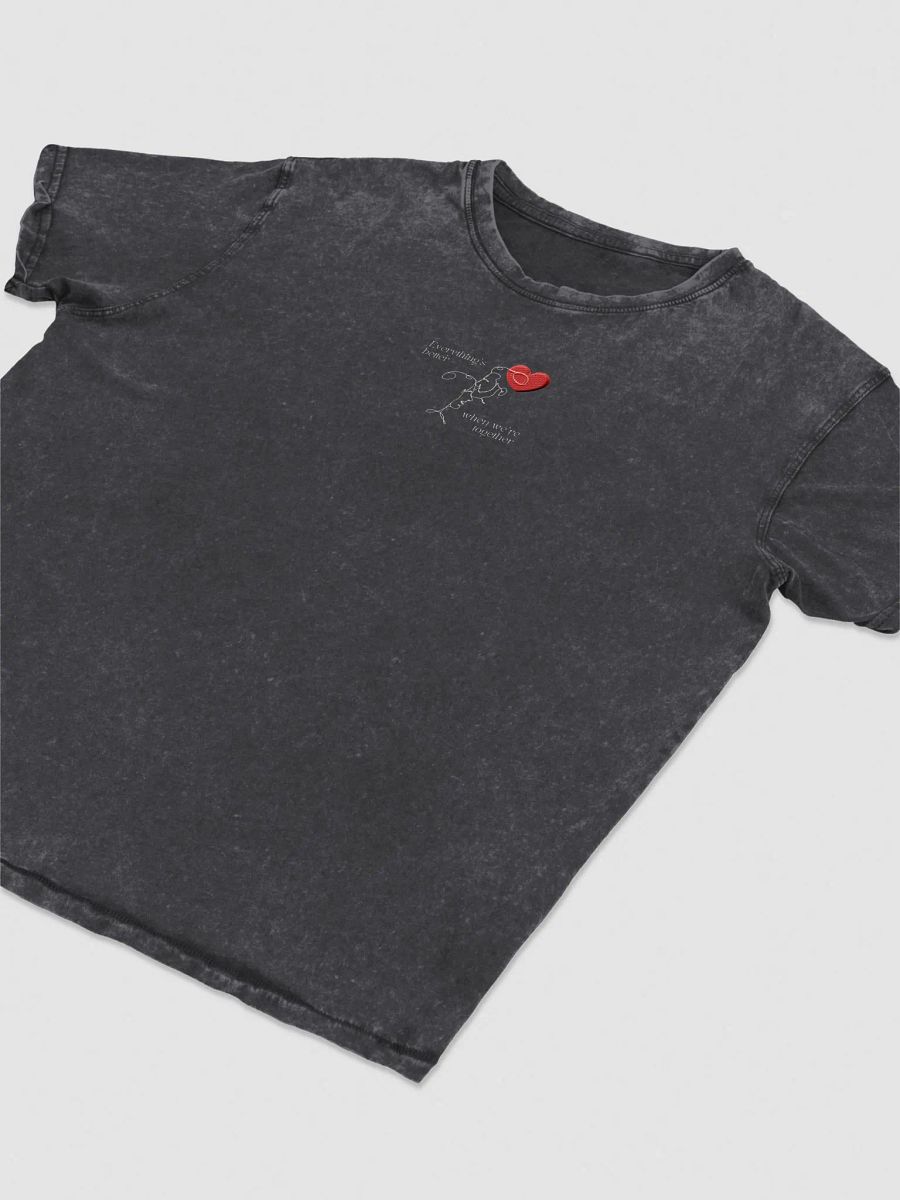 Everything's better when we are together | Unisex Denim T-shirt product image (3)