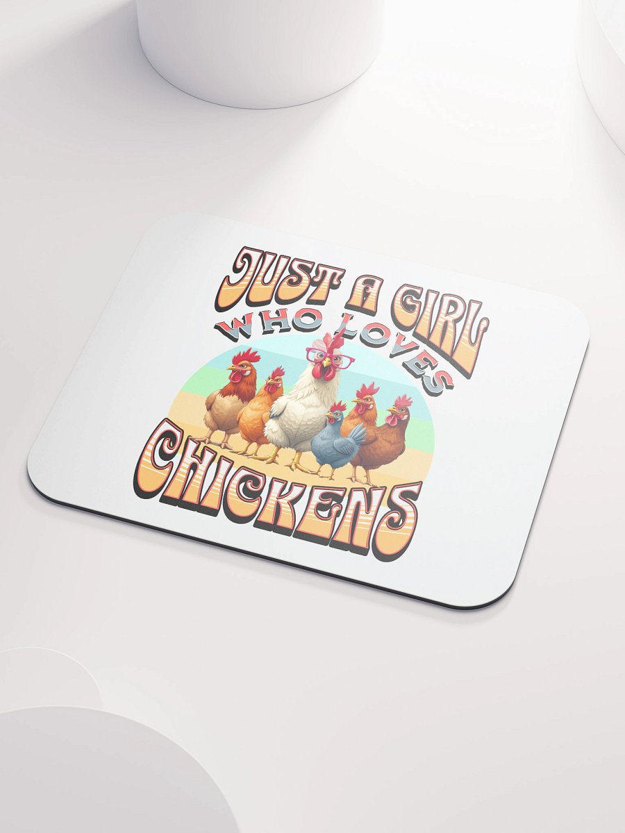 Just A Girl Who Loves Chickens Charming Mouse Pad product image (3)