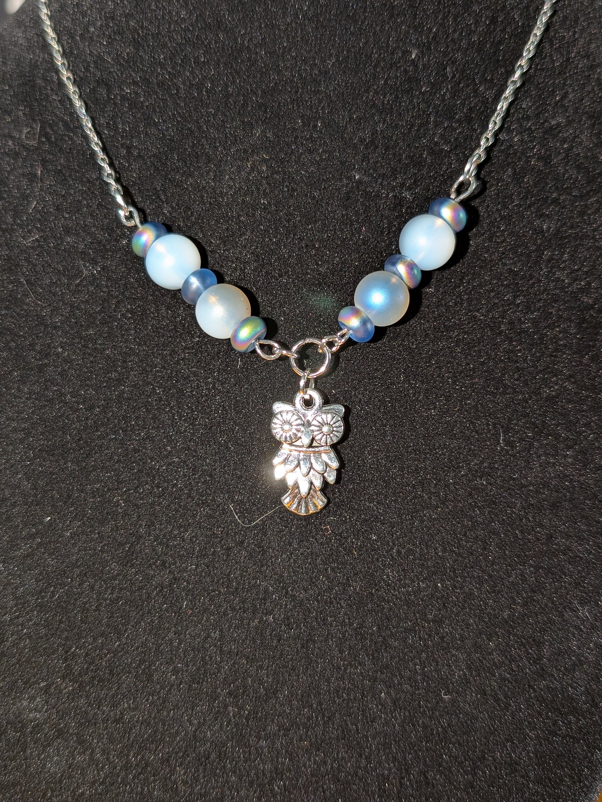 Blue Owl Necklace! product image (2)