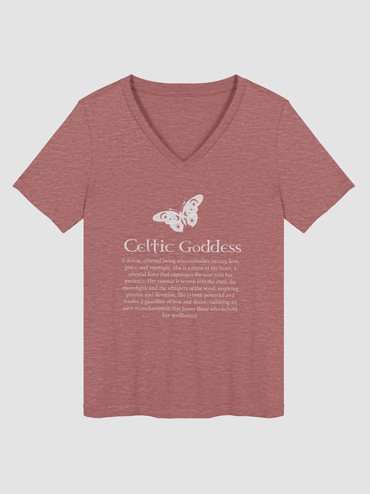 Celtic Goddess One-Sided, Butterfly Relaxed Fit V-Neck product image (1)