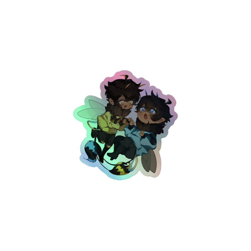 Holographic Hachi Bachi Vinyl Sticker product image (1)