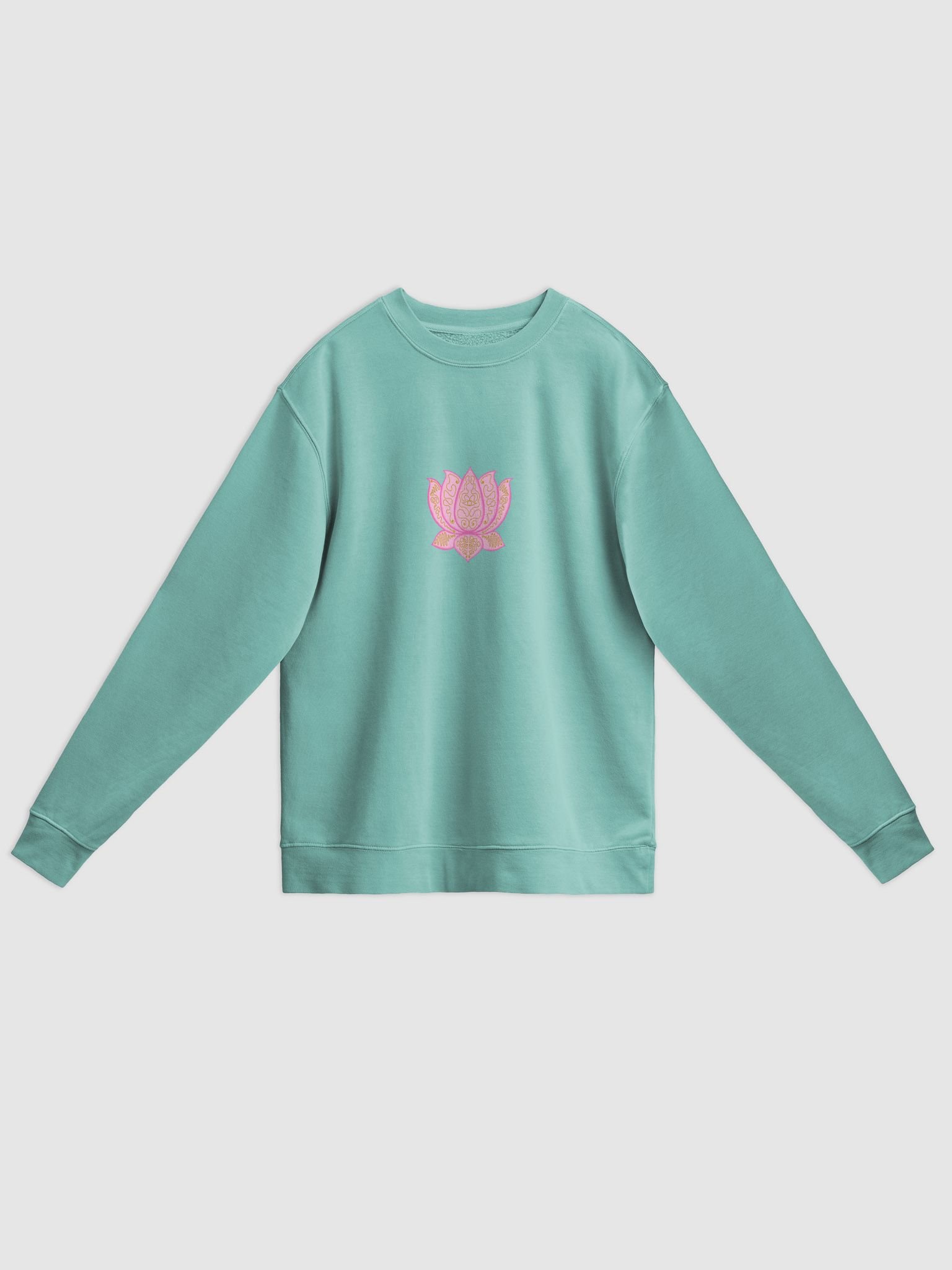 Lotus Blossom Gold Ornate Sweatshirt product image (1)