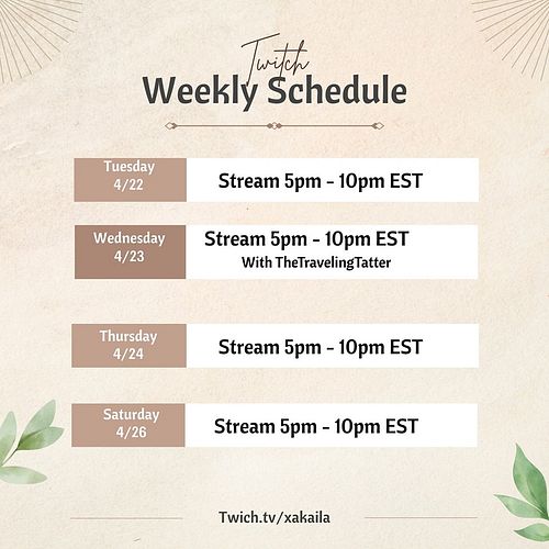 Schedule for the week! How much will get done this week? Shop drop will happen Friday too. #fiberartscommunity #fiber #crafty...