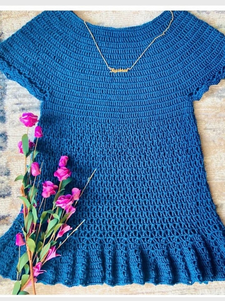 Crochet Casual Top Written Pattern product image (2)