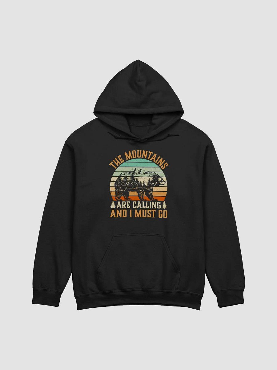The Mountains Are Calling I Must Go Hiking Quote Unisex Hoodie product image (4)