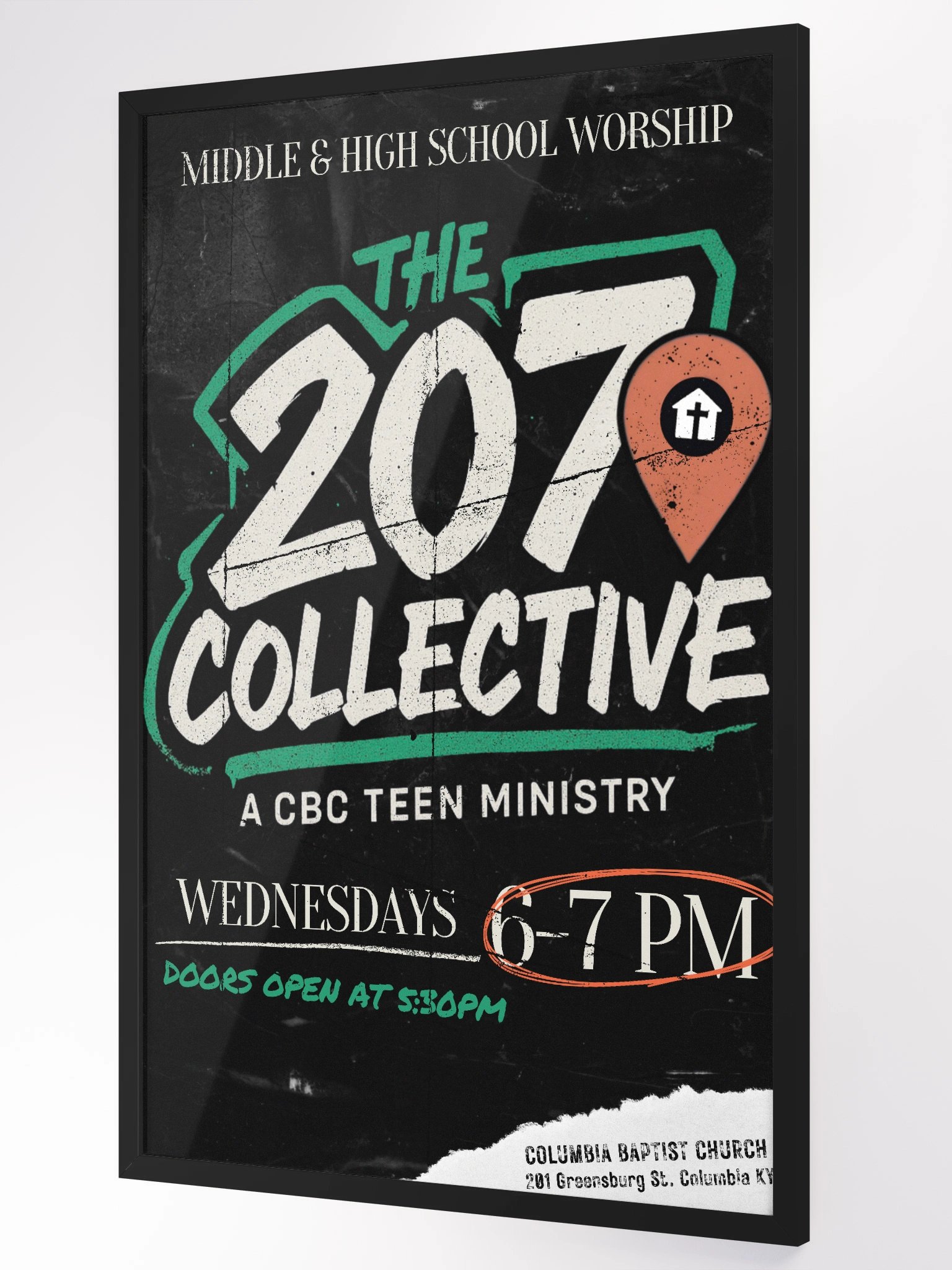 207 Collective - Teen Ministry 24x36 Framed product image (3)