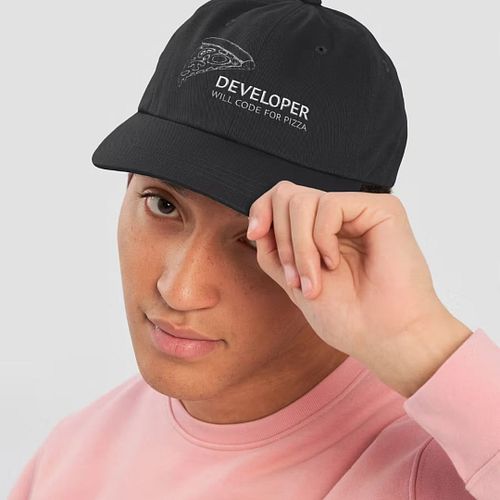 Who needs kale when you’ve got pizza and a compiler? This cap is a tribute to the unofficial diet of developers everywhere: l...