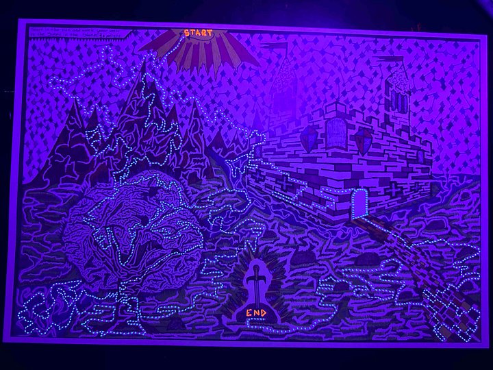 ExcalAMAZE - Blacklight Answer Key -Only- Version product image (1)