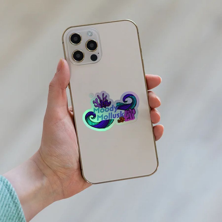 Moody Holo Sticker! product image (6)
