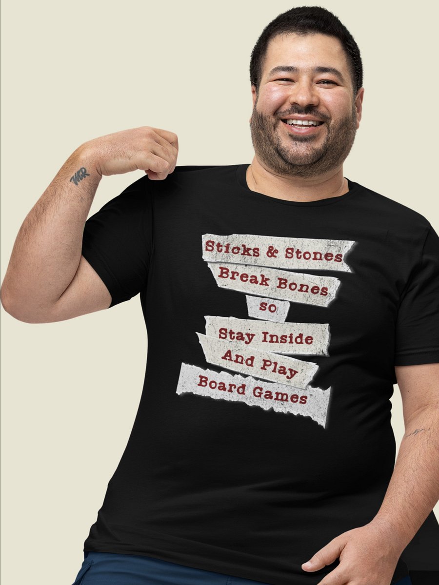 Sticks and Stones Board Gamer Shirt product image (1)