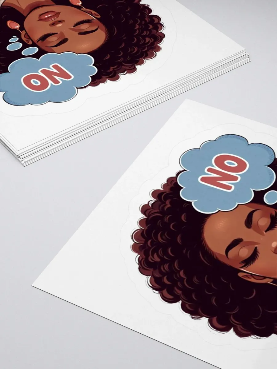 No | Kiss Cut Sticker product image (11)