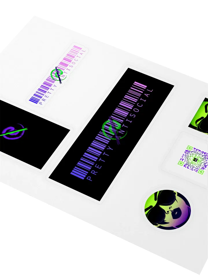 OG Pretty AntiSocial Logo Sticker Sheet product image (2)