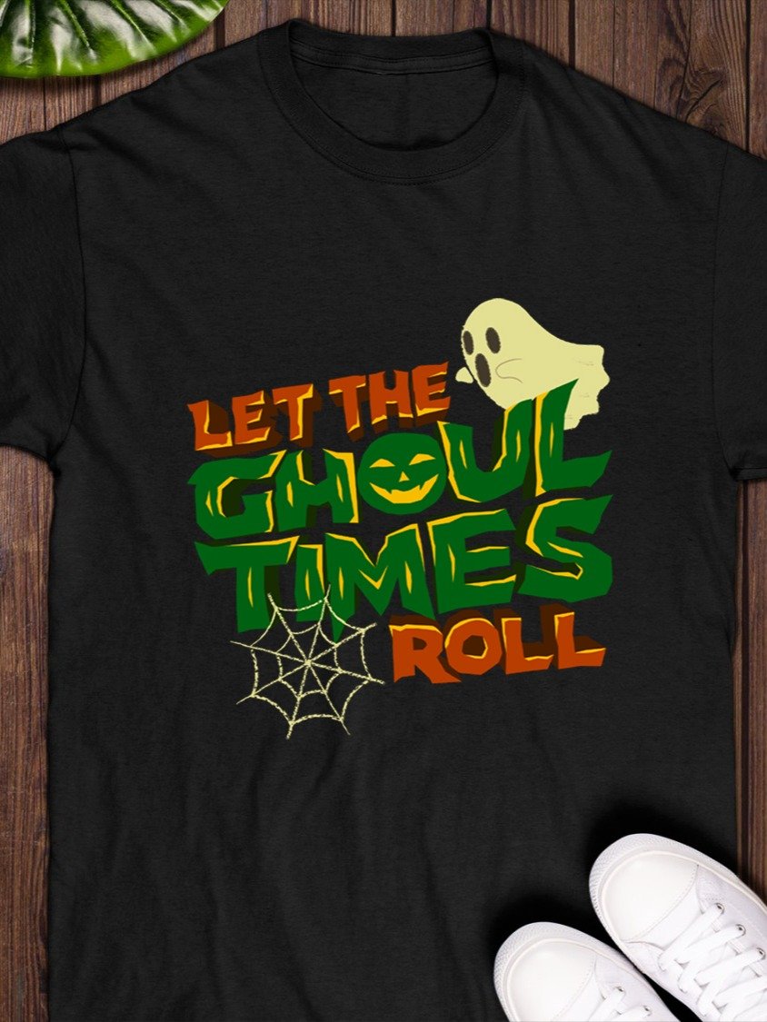 Let The Ghoul Times Roll Halloween 2026 T-Shirt product image (1)
