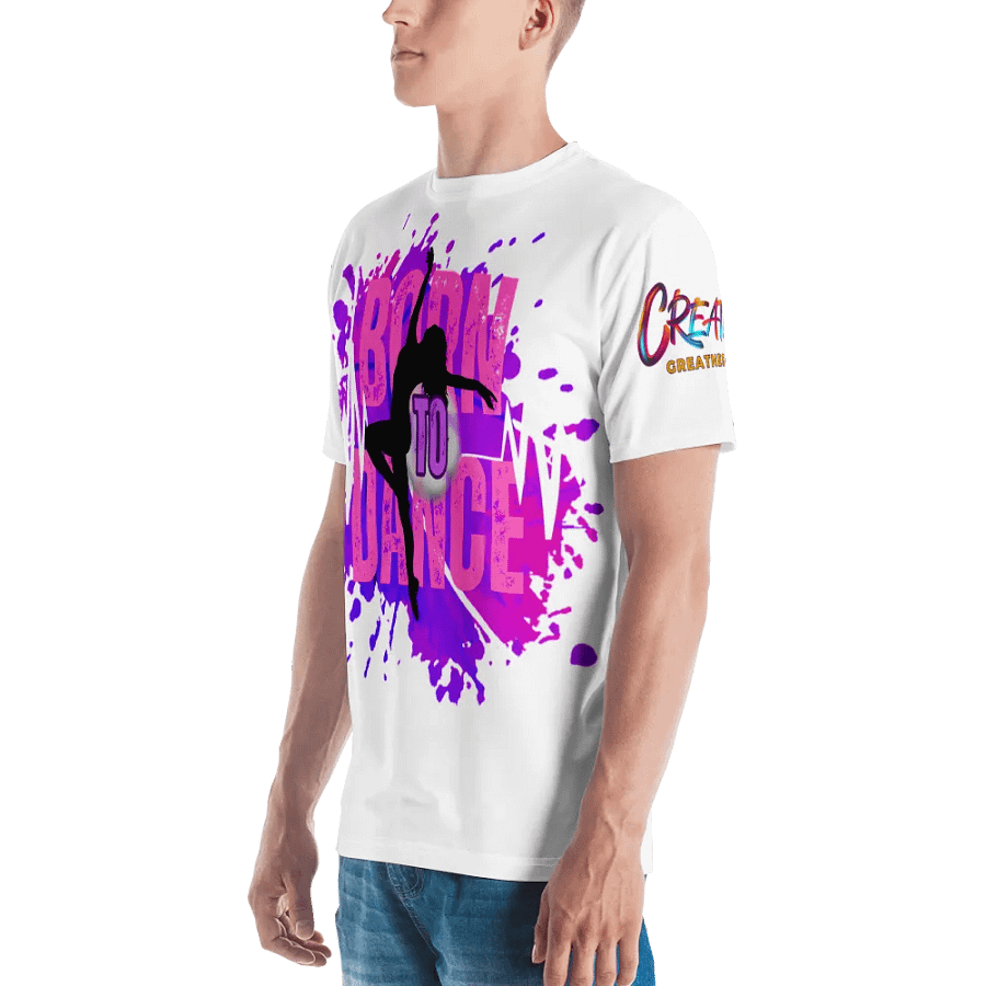 Born to Dance Her Silhouette Dynamic Huge Print T-Shirt product image (7)