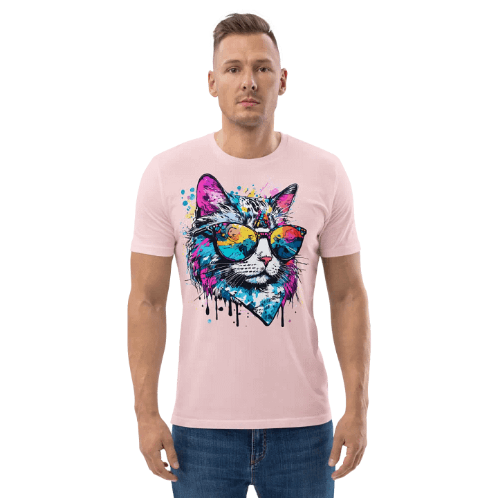 Colorsplash Hippie Katze 9 , Shirt product image (6)