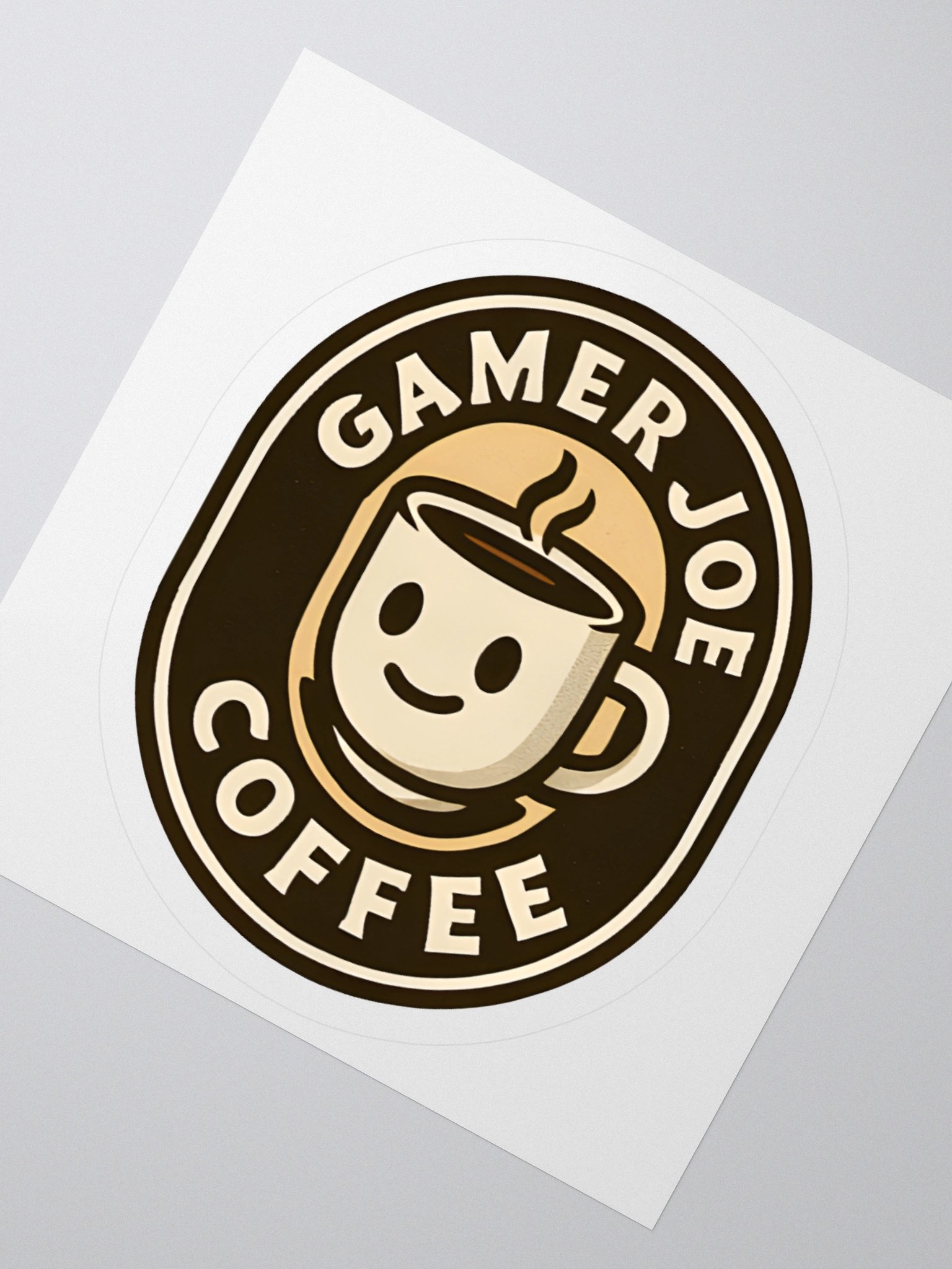 Gamer Joe Coffee Logo Stickers product image (2)