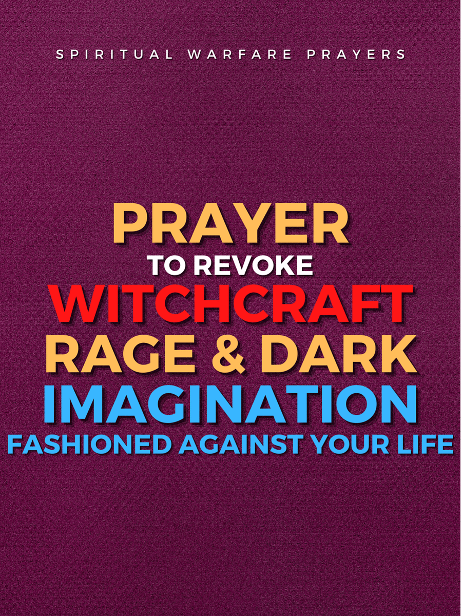 Prayer To Revoke Witchcraft Rage product image (1)