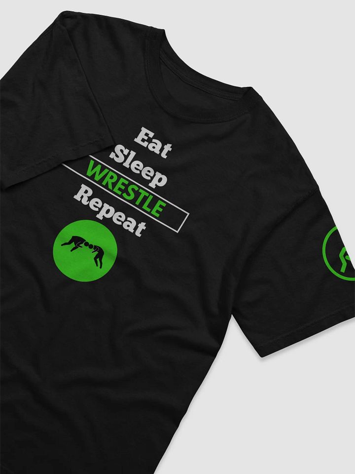 Eat Sleep WRESTLE Repeat T-shirt product image (2)