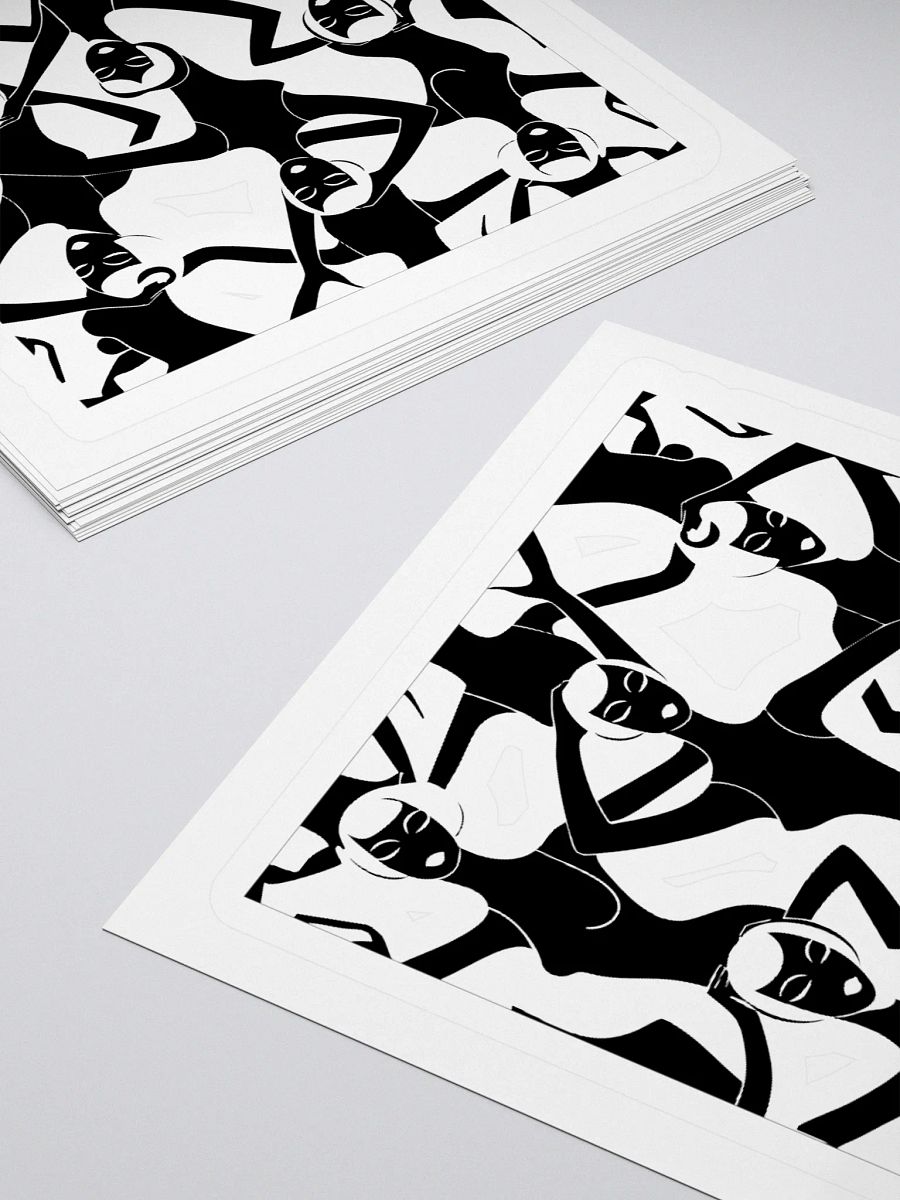 Rhythmic Reflections Custom Kiss Cut Stickers product image (11)