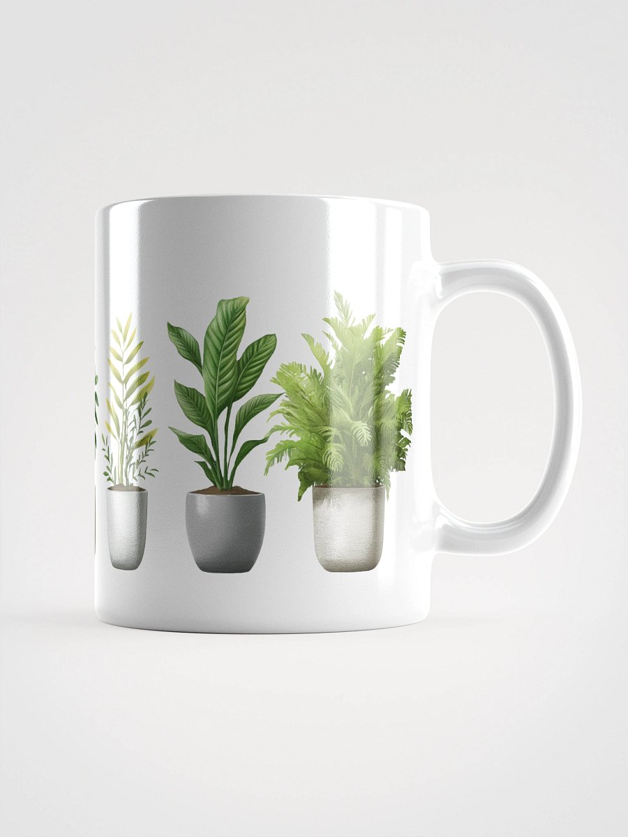 Plant Line Art Botanical Coffee Mug (White) product image (1)