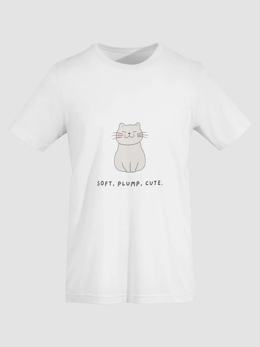 Soft, Plump, Cute – Chubby Cat Lover Tee product image (10)