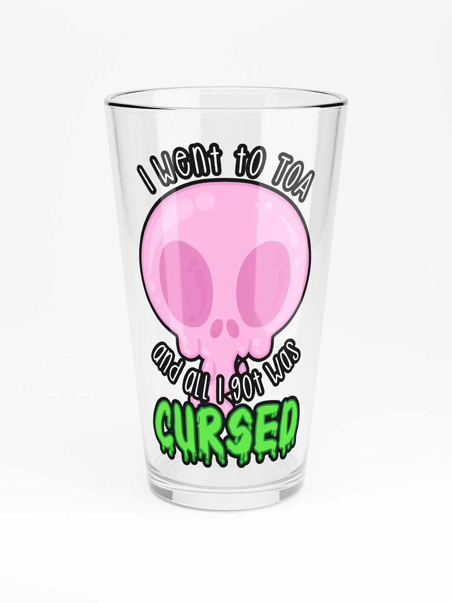 All I Got Was Cursed - Paladin - Pint Glass product image (3)