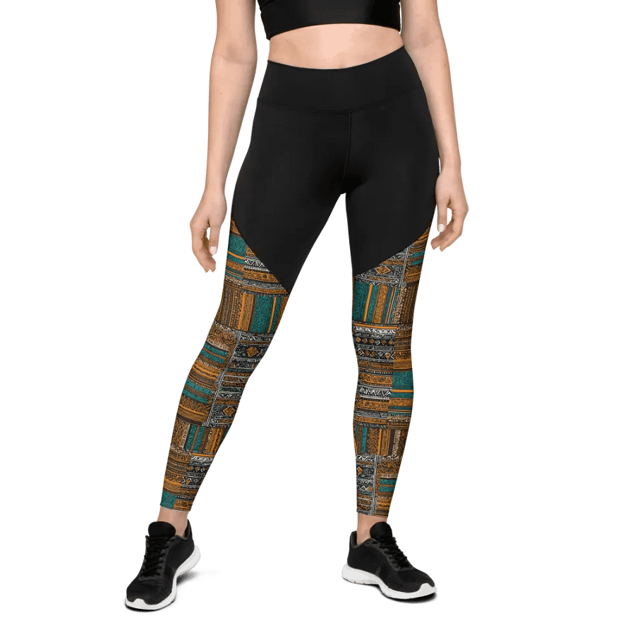 Tribal Ambassador Pattern | Sports Leggings product image (1)