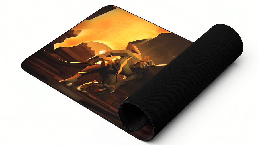 Grotesque Guardians | Large 3D Desk Mat product image (6)