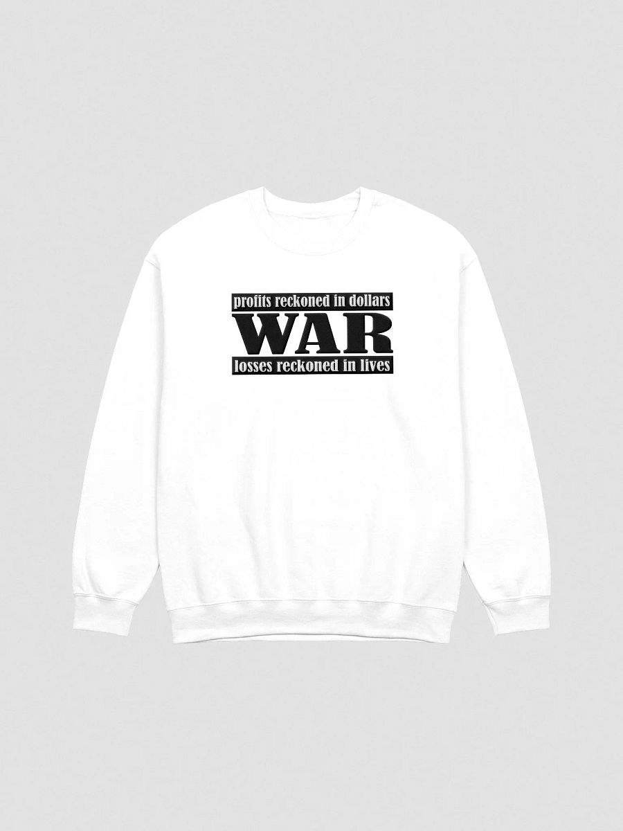 The Cost Of War - Gildan Classic Crewneck Sweatshirt (EMBROIDED) product image (1)