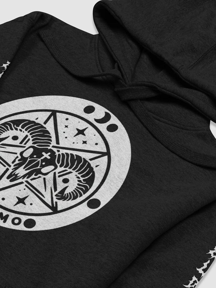 Elder Emo Pentagram & Ram Skull Hoodie product image (2)