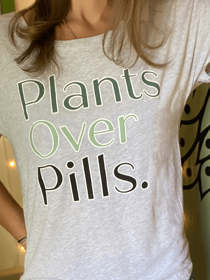 Plants Over Pills Women's Dolman Tee product image (2)