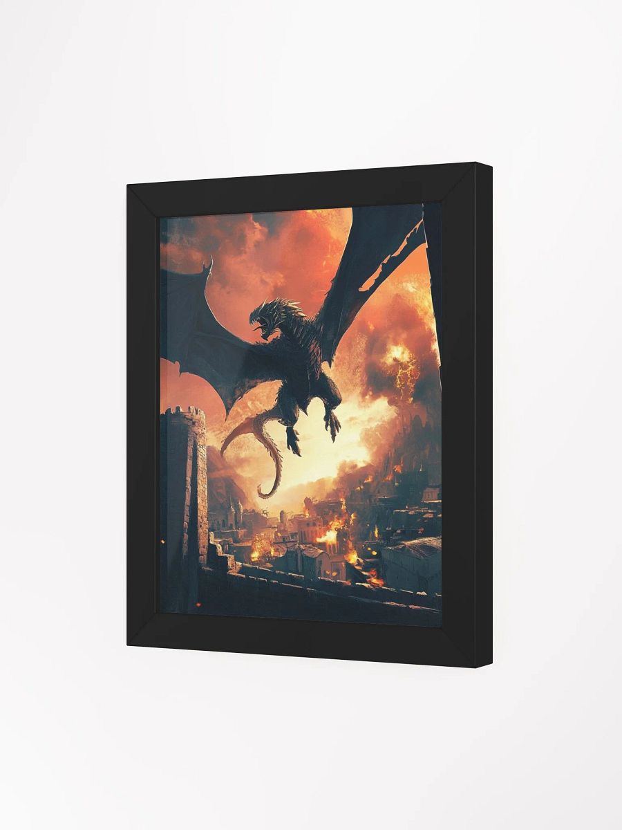 Dragon’s Wrath - Framed High-Quality Matte Poster product image (51)