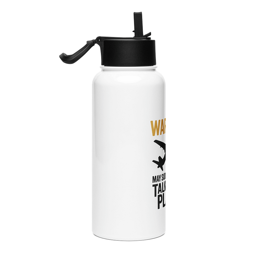 May Suddenly Start Talking About Planes Stainless Steel Bottle product image (4)