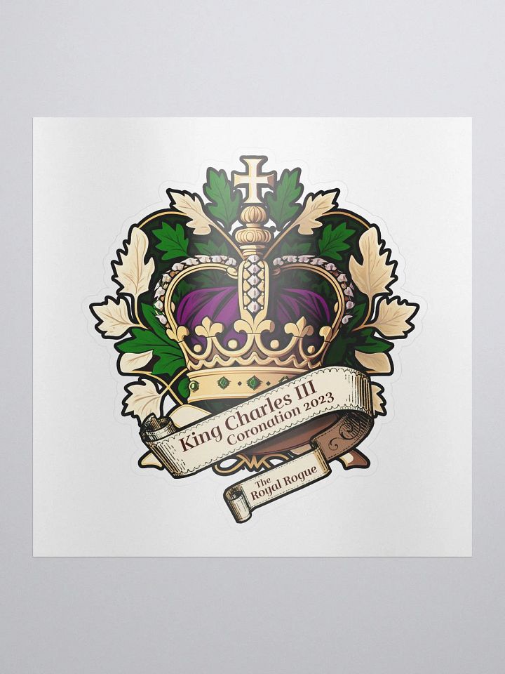 King Charles III Coronation Stickers product image (1)
