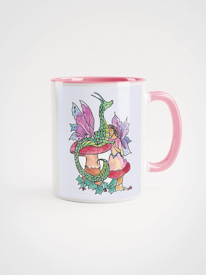 Fairy & Dragon Mug - Lavender Cottage Library product image (1)