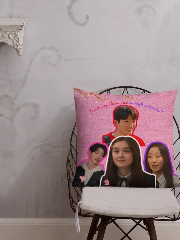 Kitty x Yuri, Minho and Dae Premium Pillow product image (2)