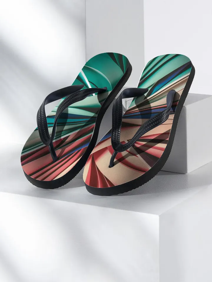 Symmetrical Swirl Flip-Flops product image (1)