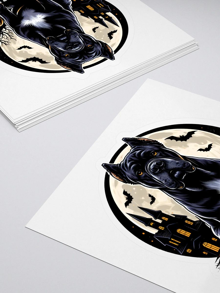 Cane Corso Happy Howl-o-Ween Sticker product image (4)